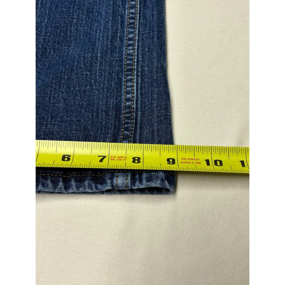 Wrangler Relaxed Boot Jeans Mens 36x32 Dark‎ Wash Denim Fly Casual